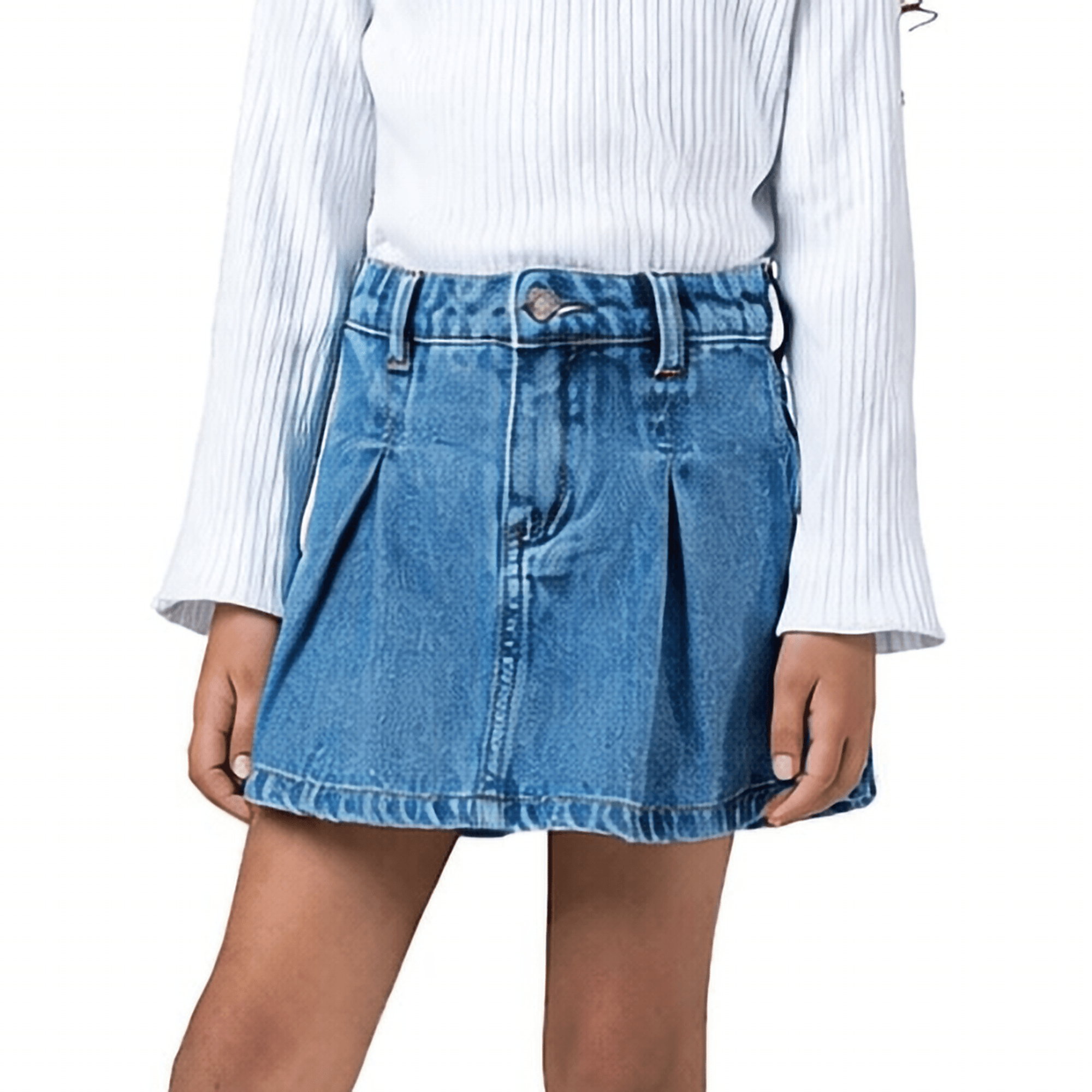 Short-Saia-Infantil-Meninas-Jeans-Pregas-Mania-Jeans-1