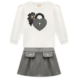 Conjunto-Meninas-Casaco-Marfim-Coracao-e-Short-Saia-Xadrez-Preto-2