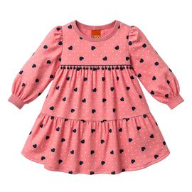 Vestido-Infantil-Manga-Longa-Rosa-Fruit-Coracoes-Moletom-Peluciado-2
