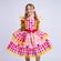 Vestido-Infantil-Junino-Xadrez-Pink-Renda-Amarela-e-Coracoes-1