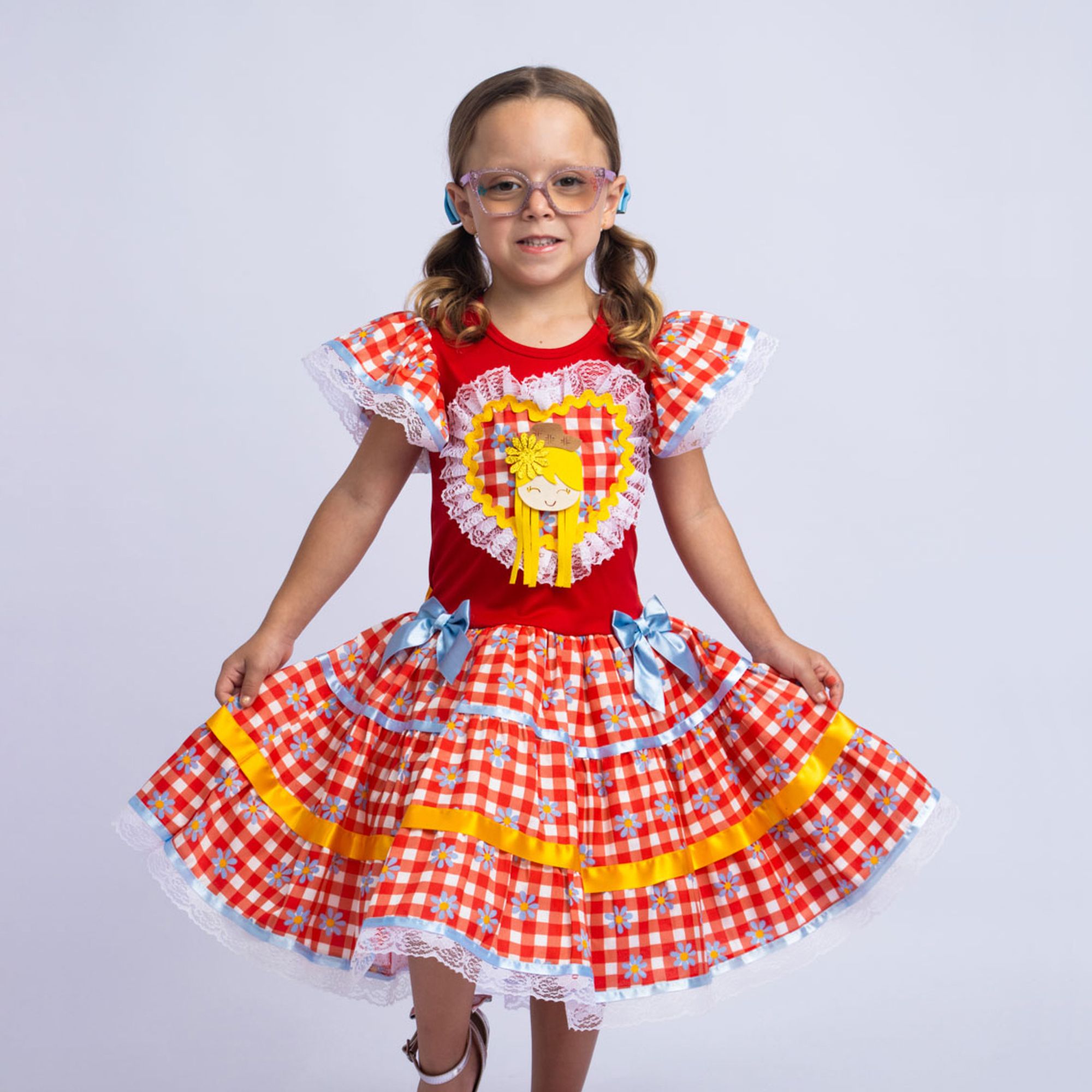 Vestido-Infantil-Junino-Xadrez-Vermelho-Coracao-Caipirinha-1