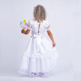 Vestido-Infantil-Junino-Noiva-Renda-e-Flores-Com-Tiara-e-Buque-2