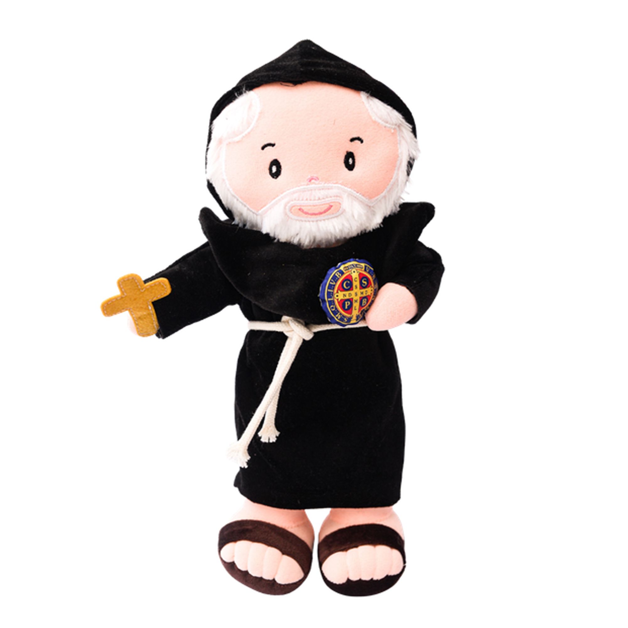 Boneco-Pelucia-Religioso-Sao-Bento-Zip-Toys-1