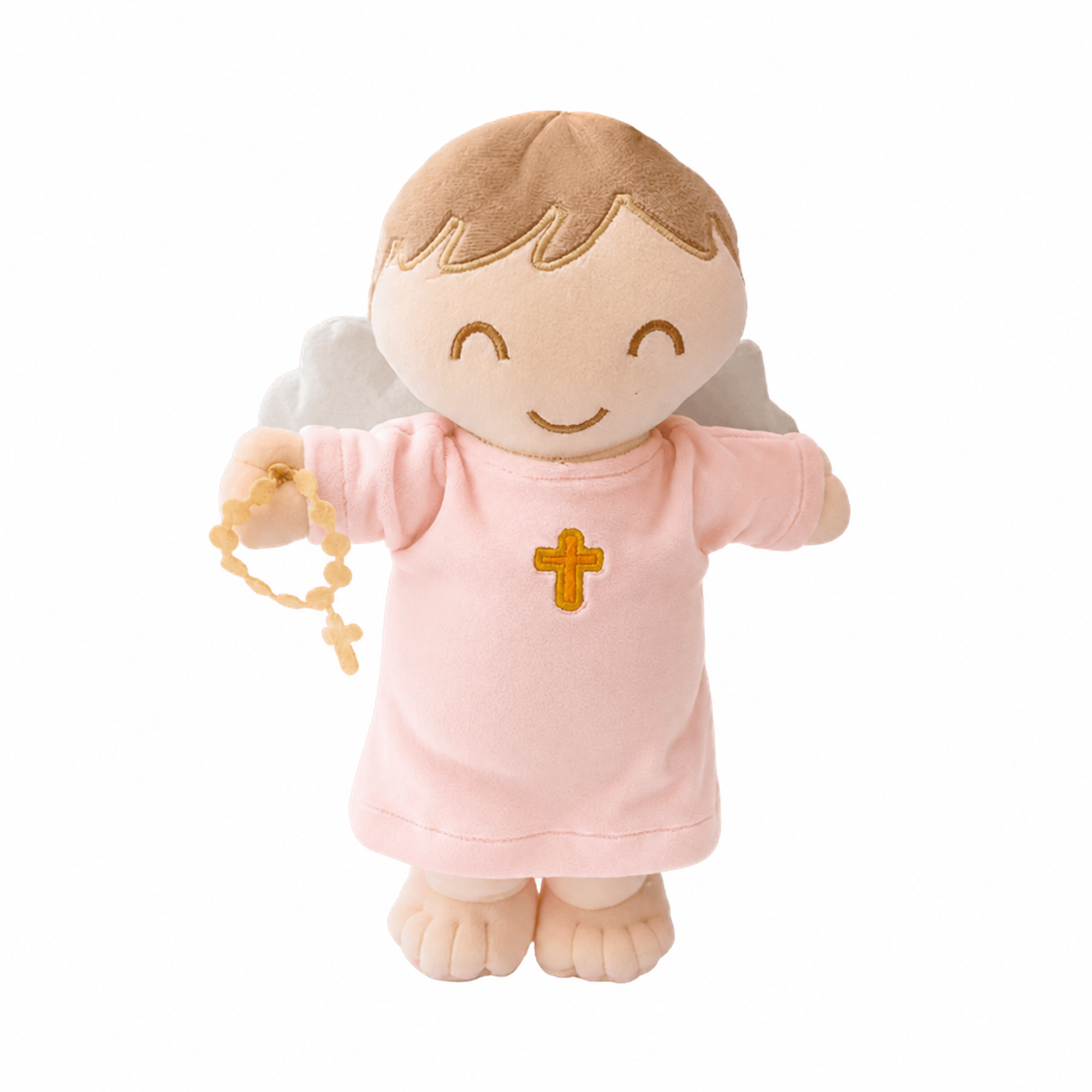 Boneco-Pelucia-Religioso-Anjo-da-Guarda-Rosa-Zip-Toys