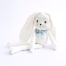 Boneco-Pelucia-Coelho-Kiko-Gravatinha-Azul-Zip-Toys-1