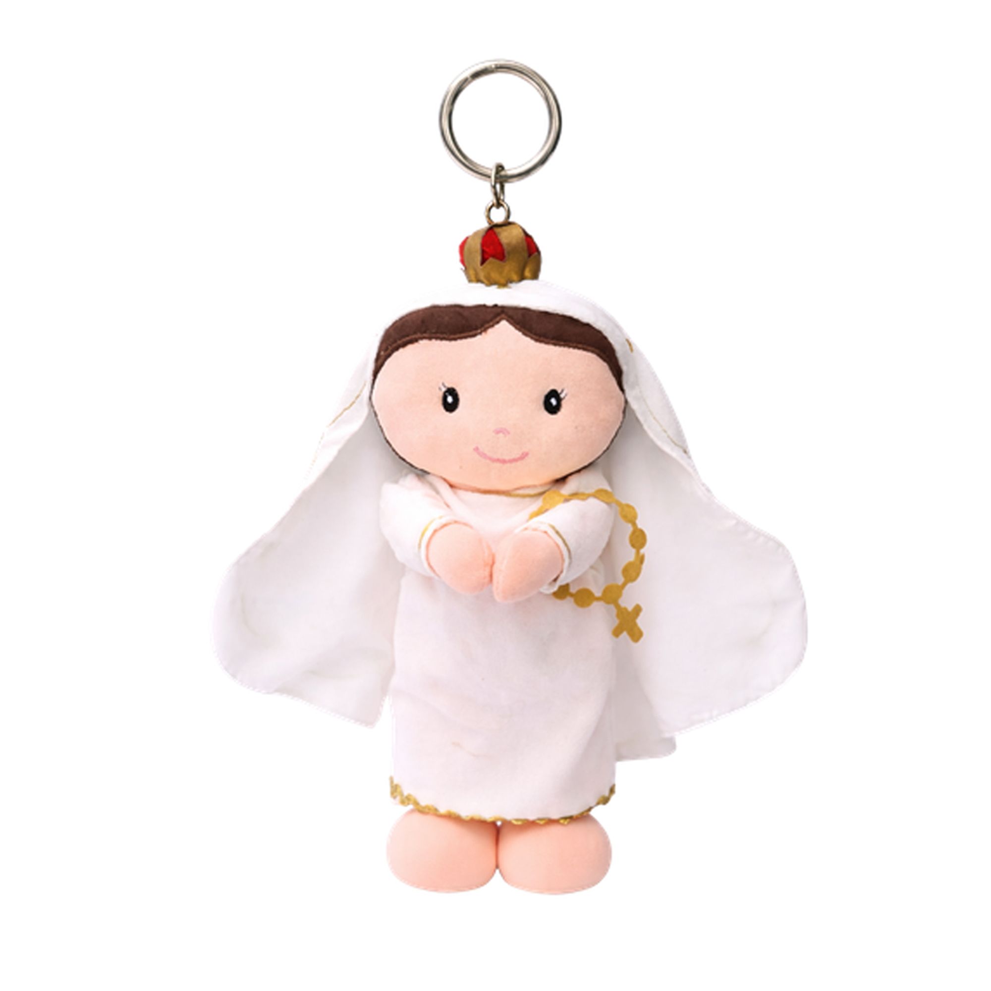 Chaveiro-Pelucia-15cm-Religiosa-Nossa-Senhora-de-Fatima-