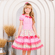 -Vestido-Infantil-Junino-Xadrez-Rosa-Claro-Decote-Ciganinha-1