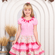 -Vestido-Infantil-Junino-Xadrez-Rosa-Claro-Decote-Ciganinha-2
