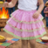 Saia-Infantil-Festa-Junina-Xadrez-Rosa-e-Renda-3-Camadas-1