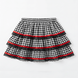 -Saia-Infantil-Festa-Junina-Xadrez-Preta-e-Renda-3-Camadas-2