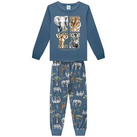 Pijama-Menino-Longo-Malha-Azul-Anoitecer-Animais-Safari-2