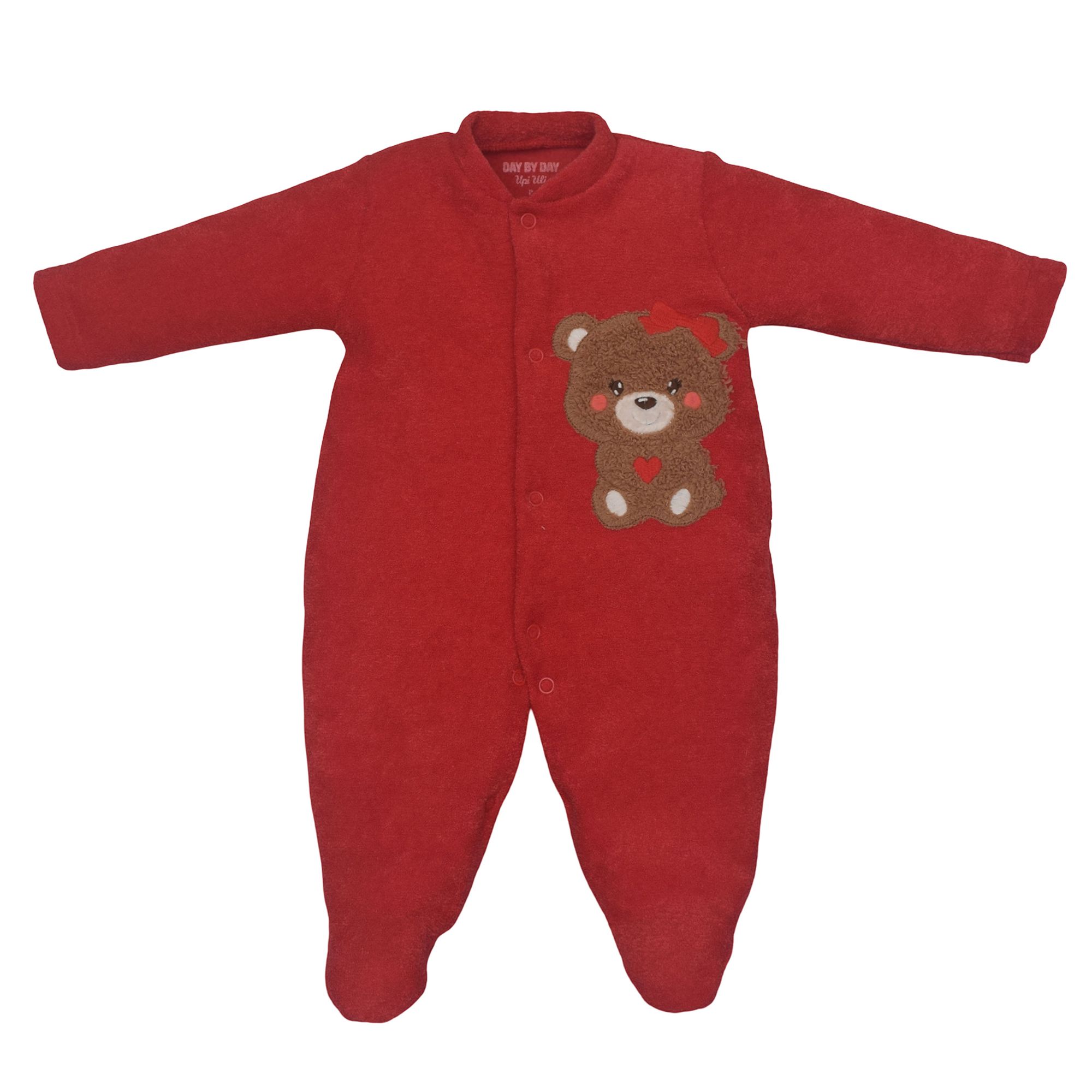 Macacao-Bebe-Longo-Plush-Buckle-Vermelho-Ursinha-Bordada-1