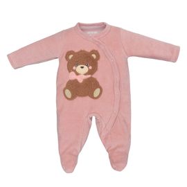 Macacao-Bebe-Longo-Plush-Rosa-Urso-Laco-Pelucia-Bordado-