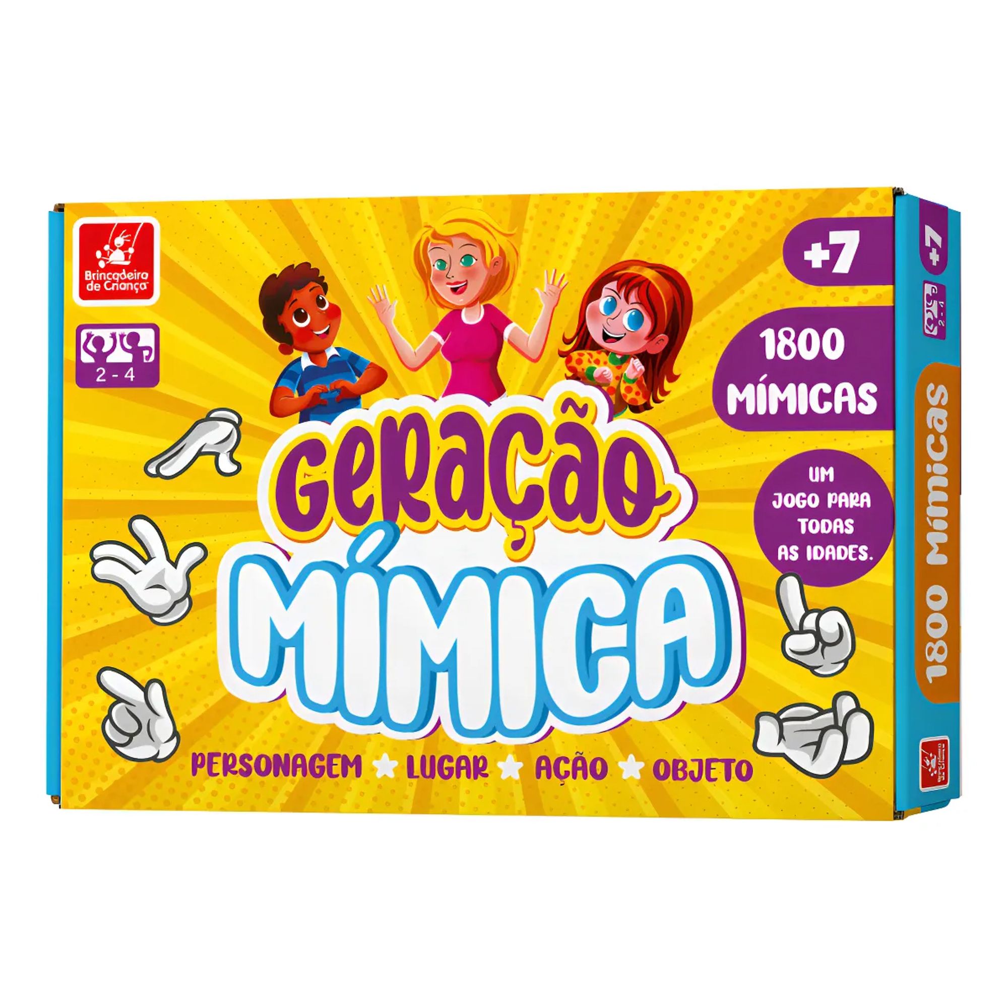 Jogo De Tabuleiro Geração Mímica BRINCADEIRA DE CRIANÇA BDC 6066