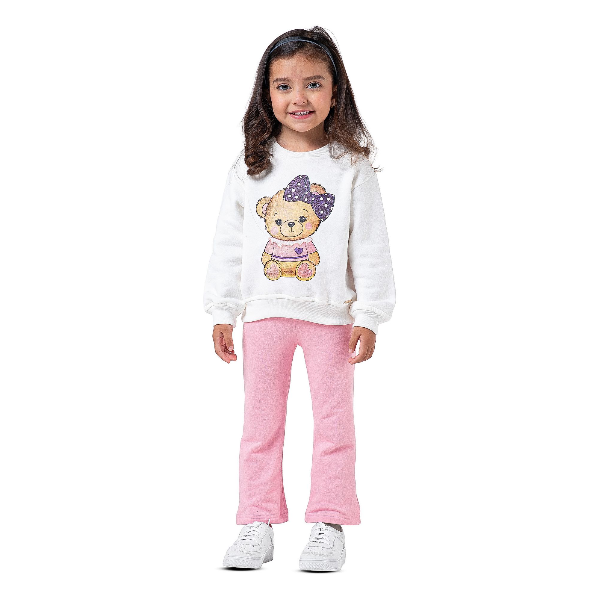 Conjunto-Moletom-Meninas-Blusao-Off--White-Urso-Laco-e-Calca-Rosa-1