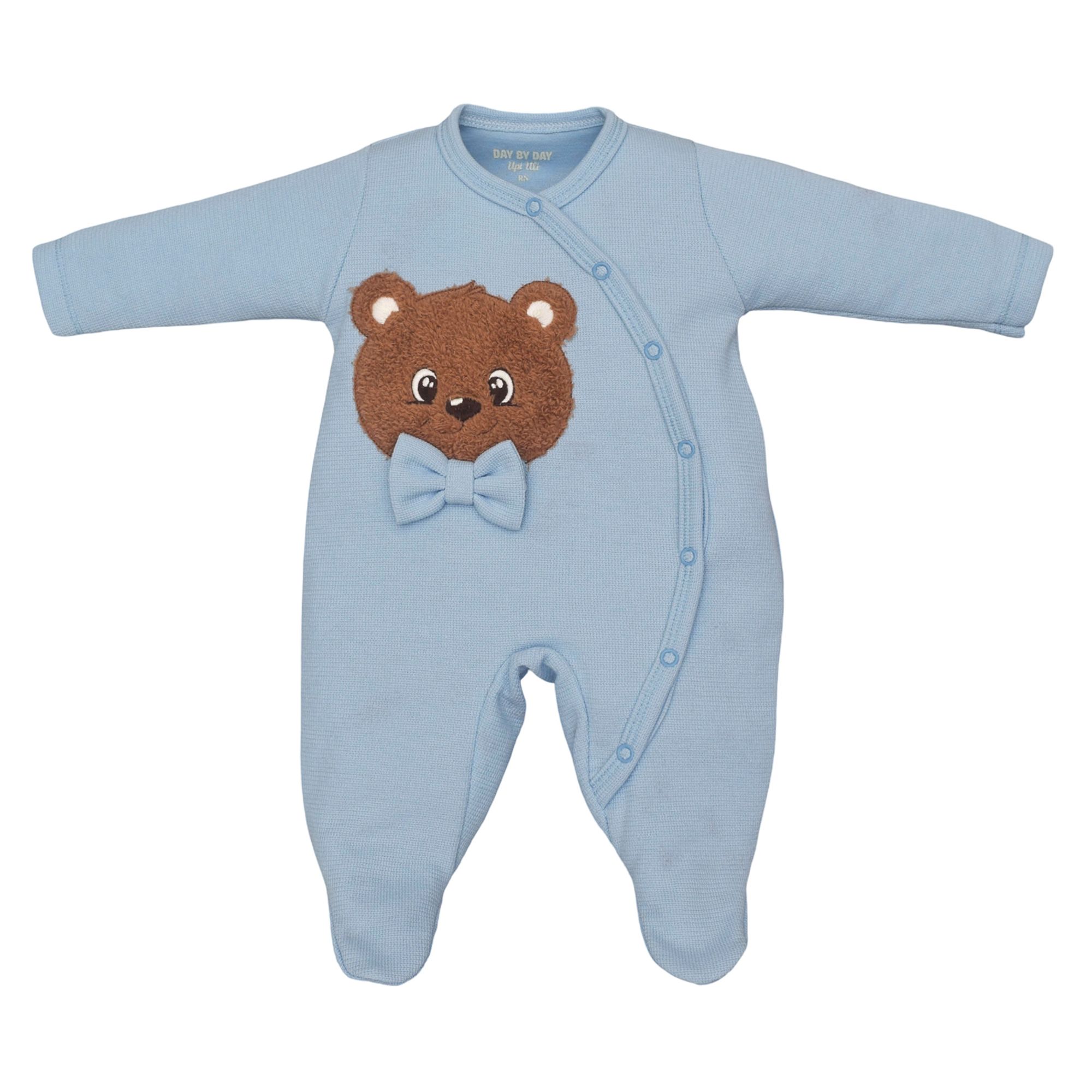 Macacao-Bebe-Longo-Malha-Especial-Skyline-Azul-Urso-Bordado-1
