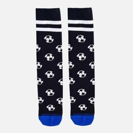 -Meia-Infantil-3-4-Preta-Golaco-Bolas-de-Futebol-Cantarola-1
