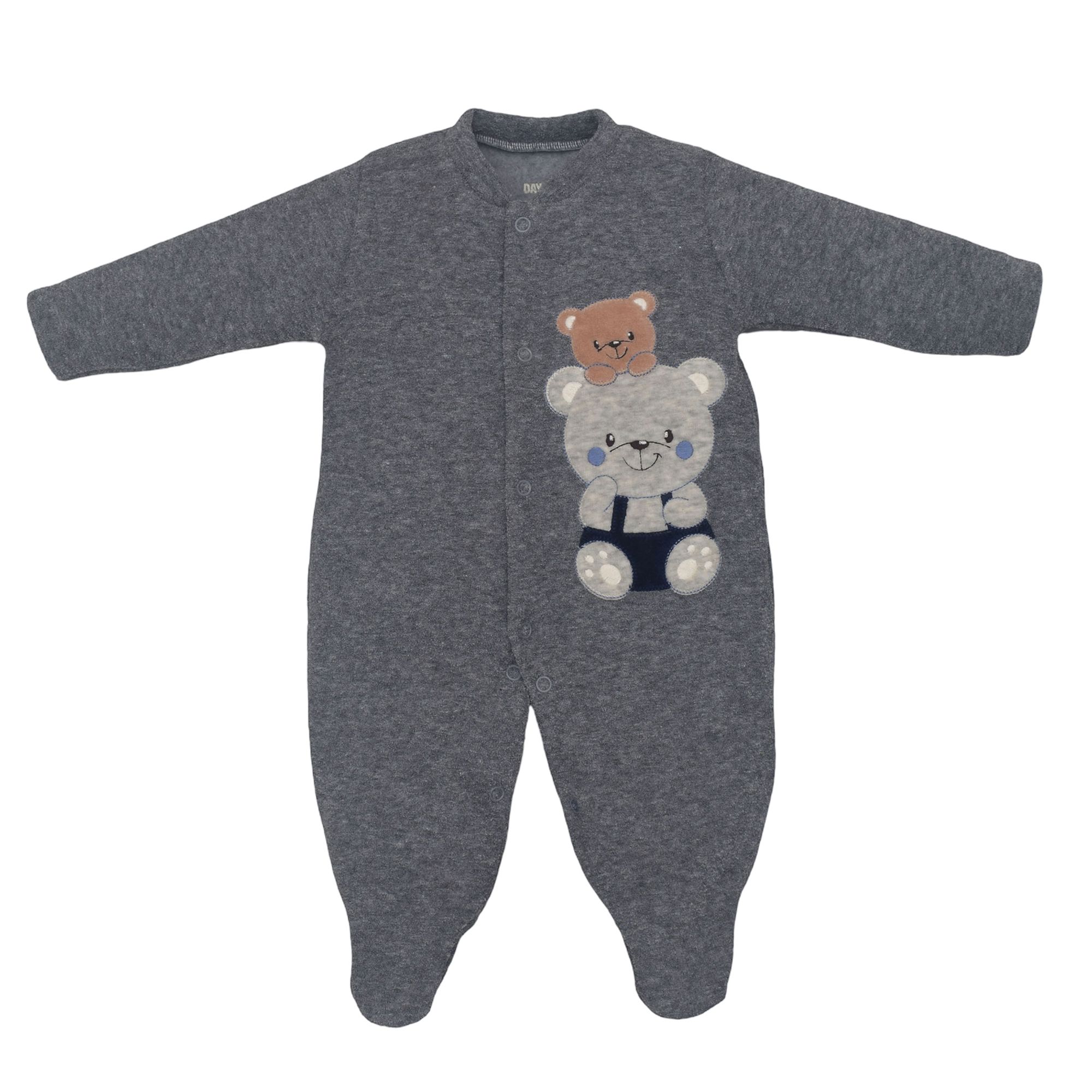 Macacao-Bebe-Longo-Plush-Buckle-Cinza-Ursos-Amigos-Bordados-1