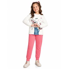 Conjunto-Moletom-Meninas-Casaco-Off-White-Sneakers-e-Calca-Rosa