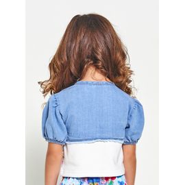 Blusa-Meninas-Ziper-Manga-Curta-Jardim-Real-Jeans-e-Branco-Alphabeto-2