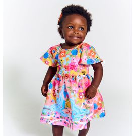 Vestido-e-Calcinha-Bebe-Meu-Coracao-e-Mar-Laranja-e-Rosa-Alphabeto-1
