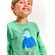 Camiseta-Infantil-Manga-Longa-Verde-Rinoceronte-de-Jaqueta-Alphabeto-2