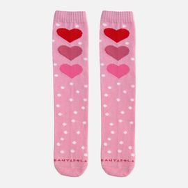 -Meia-Infantil-3-4-Rosa-Trio-Coracao-Cantarola-2