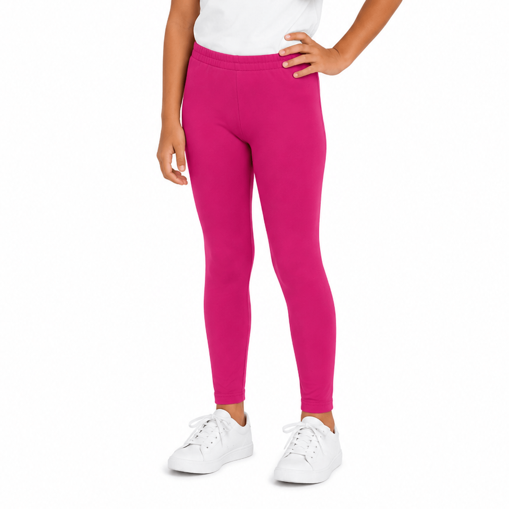 -Calca-Infantil-Legging-Basica-Cotton-Rosa-Choque-Kyly-1