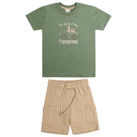 Conjunto-Meninos-Camiseta-Verde-Adventure-e-Bermuda-Moletom-Bege-2