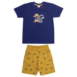 Conjunto-Meninos-Camiseta-Azul-Dinos-e-Bermuda-Amarelo-Ouro-2