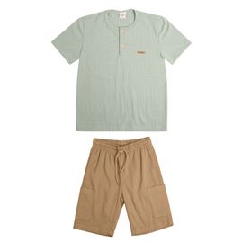 Conjunto-Meninos-Camiseta-Henley-Verde-e-Bermuda-Sarja-Bege-2