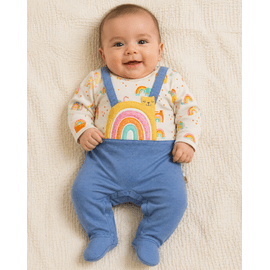 Macacao-Bebe-Magia-do-Arco-Iris-Off-White-e-Azul-Jeans-Alphabeto-1