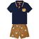 Conjunto-Meninos-Polo-Azul-Marinho-Leaozinho-e-Bermuda-Marrom-2