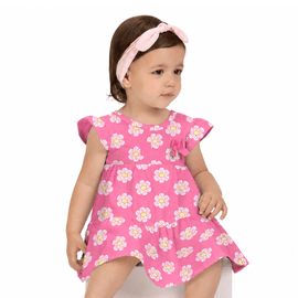 Vestido-Body-Bebe-Malha-Rosa-Margaridas-Brancas-Kyly-1