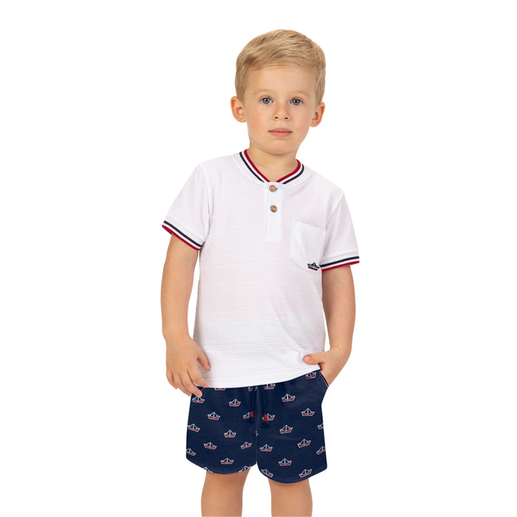 Conjunto-Meninos-Camiseta-Henley-Branca-e-Bermuda-Azul-Marinho-1