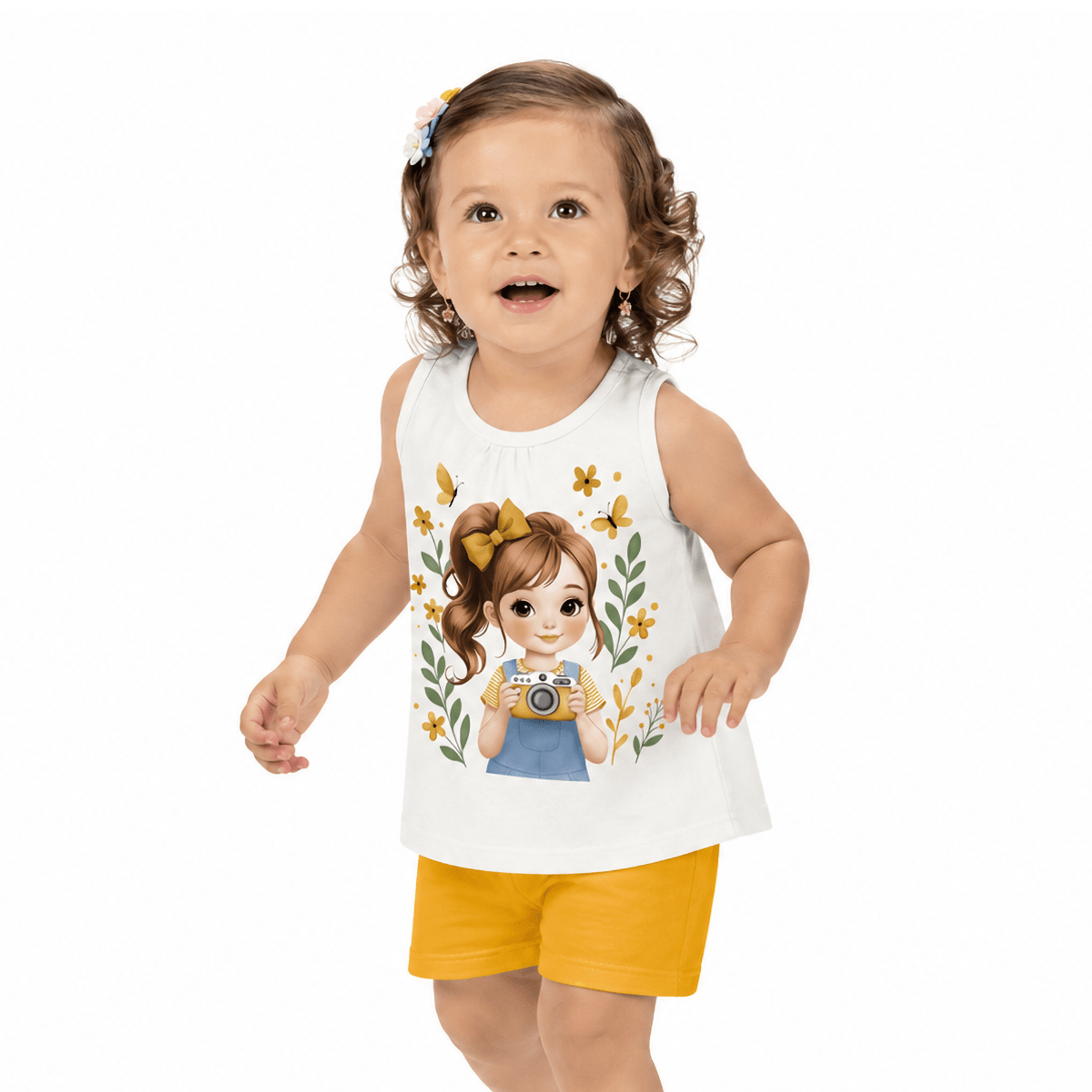 Conjunto-Meninas-Blusa-Regata-Branca-Menina-Fotografa-e-Short-Amarelo-1