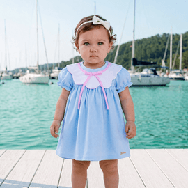 Vestido-Bebe-Azul-Poas-Gola-Branca-Com-Fita-e-Laco-Rosa-1