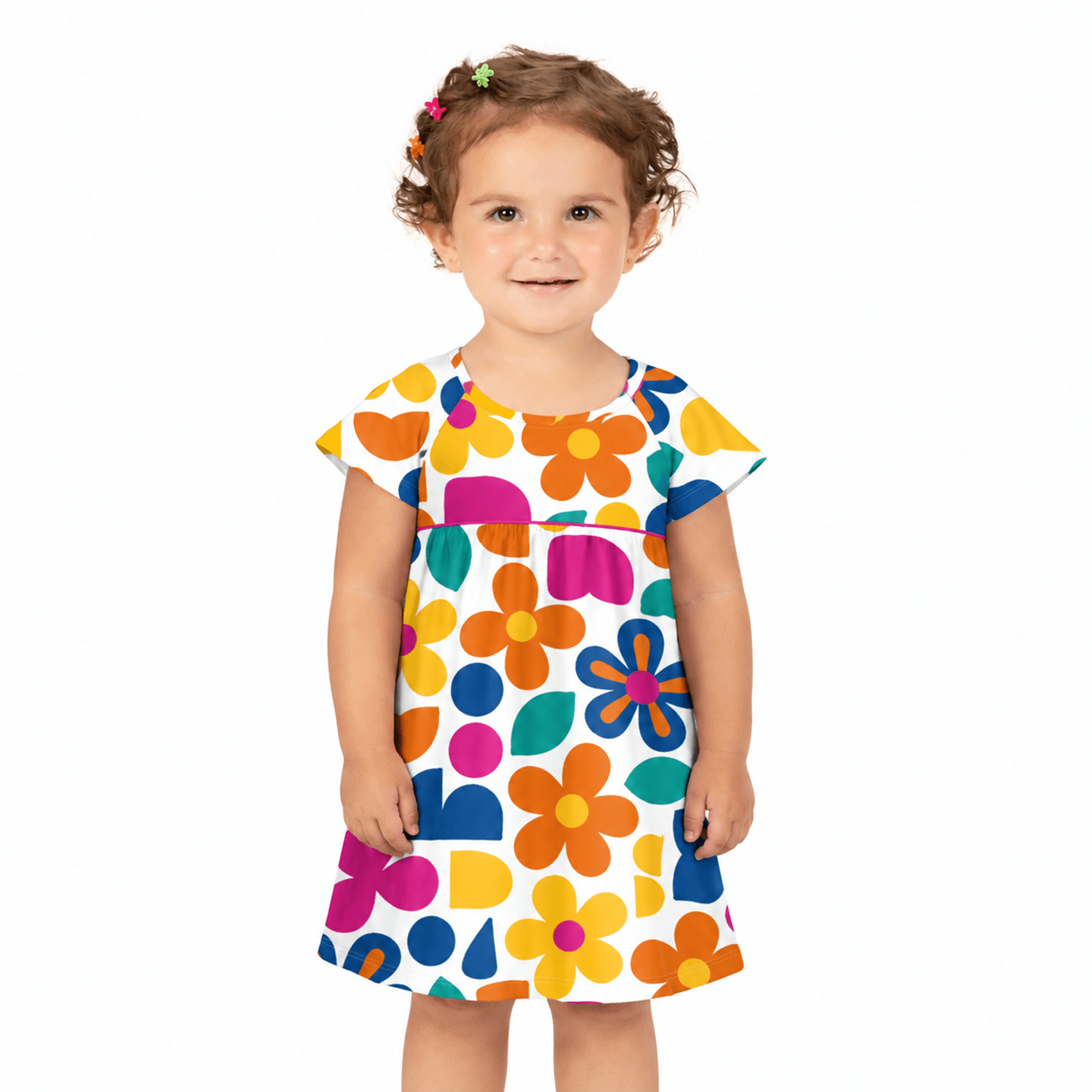 Vestido-Meninas-Malha-Branco-Flores-Grandes-Coloridas-Kyly-1