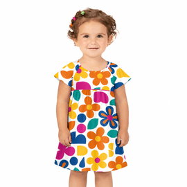 Vestido-Meninas-Malha-Branco-Flores-Grandes-Coloridas-Kyly-1