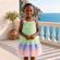 Vestido-Infantil-Festa-Alcinhas-Trapezio-Tule-Verde-Aplique-Borboletas